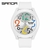 Relógio SANDA impermeável, pulseira de silicone, criativo, simples, branco, casual, quartzo, nova moda, 2024 - comprar online