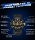 SANDA-LED Luminous Digital Dual Display Relógios para Homens, Esportes ao ar livre, Militar, Impermeável, Cronômetro De Alarme, Relógio De Quartzo De - PenseVc