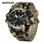 Sanda-homens levou relógio digital, impermeável, esportes, camuflagem, militar, exército, calendário, cronômetro, quartzo, g-estilo - comprar online