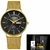 Relógio LIGE de quartzo ultrafino impermeável com pulseira de aço, relógio de pulso esportivo masculino, casual, luxo, 2024