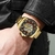 LIGE-Relógio Quartz Esqueleto para Homens, Relógio De Pulso De Ouro, Relógio Retro, Marca Top, Relógios De Luxo, Novo - loja online
