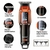 Máquina De Corte De Cabelo Kemei-Profissional Aparador De Pêlos, Barber Clipper, Barbeador Recarregável.
