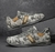 Tenis de lona camuflado militar, resistente, lazer, sol e chuva, atividade ao ar livre, trilha.