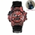Relógio SHIYUNME eletrônico masculino estilo G, camuflagem, militar, ao ar livre, esportes, impermeável, bússola, led, quartzo, display duplo - PenseVc