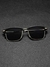 Óculos de Sol Unisex metal quadrado tirar foto, moda óculos, acessórios de vestuário ao ar livre, 1pc Retro, UV-400. - PenseVc