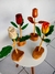 Imagem do Flor Artificial Tulipa de Madeira P-25cm, M-35cm e G-50cm com realismo de bom acabamento sua casa mais florida.