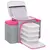 BOLSA TÉRMICA 4 POTES - CINZA COM ROSA - PADRÃO: ÚNICO - Bomplus Nutri