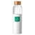 GARRAFA DE VIDRO COM TAMPA DE BAMBU (600ML) - PADRÃO: ÚNICO - comprar online