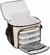 Imagem do BOLSA TÉRMICA 3 POTES - MARFIM COM MARROM FIT MODEL - PADRÃO: ÚNICO