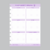 Planner Semanal Girl Power Grande c/ 24 Folhas 90g/m2