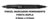 Pincel Marcador Permanente Preto Ponta Dupla - Kaz - comprar online