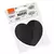 BLOCO SMART NOTES LOVE 70X70MM CORAÇÃO - PRETO - 50FLS - 1BLOCO
