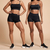 Conjunto Short + Top Academia Fitness Cintura definida Yoga Corrida Fashion na internet