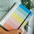Cuaderno A5 Anillado Punteado Colorblock
