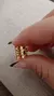 Piercing Fake Dourado 4 Tiras Onduladas - comprar online