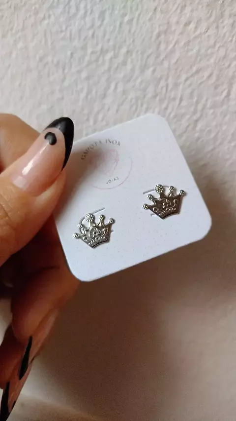 Brincos Coroa de Princesa