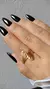 Anel Pétalas Dourado