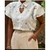 Cropped Linho com Bordado Coração cor: areia - comprar online