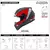 Casco MAC M67 Bass Arcade Negro / Rojo Mate - tienda online