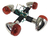 Juego 4 Guiños Giros Farol Custom 150 Cromados Motomel Tunin