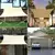 Toldo exterior multicolorido
