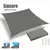Toldo quadrado para sombra de sol, 98% bloco uv, abrigo sol na internet