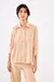 Camisa Casual Detalhe Botões Nude Play - Sacada - comprar online