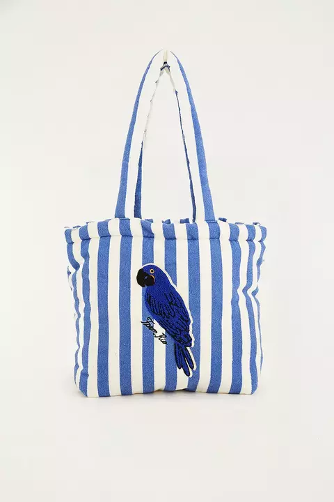 Bolsa Farm Solzao Arara Listrado - Farm