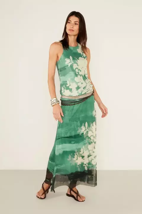 Saia Tule Barrado Est Luiza Barrado Est Luiza Barrado - Sacada