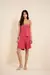 Blusa Linho Pala Bordada Rosa Gerbera - Lucidez - comprar online