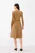 Vestido Tricot Lurex Caramelo - Sacada - comprar online