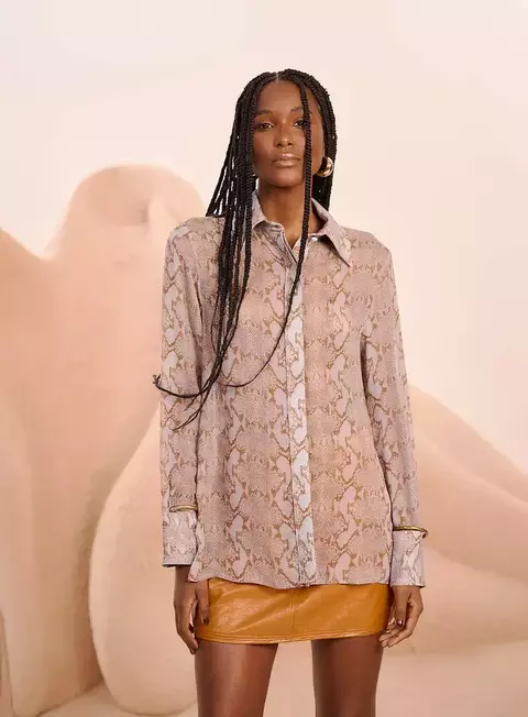 Camisa Estampada Poisonous Vien - Isy