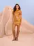 Vestido Com Bordado Manual Marrom Invernal 2- Isy