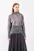 Pull Tricot Foil Mesclado Prata - Sacada