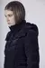 Jaqueta Puffer Alongada Capuz -0127 - Preto -Canal - comprar online