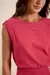 Blusa Linho Sm Rosa Gerbera - Lucidez