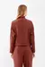 Parka Casual Botões Marrom Mocha - Sacada - Leila Weiss