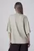 Blusa Plano Ampla Decote V Crepe Lisa - Canal na internet