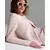 Casaco Cardigan Mulberry Bc Off White 3951 Fur Glam - Maria Pavan