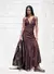 Vestido Renda Marrom Hollow - Open