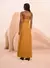 Vestido Com Bordado Manual Marrom Invernal - Isy na internet