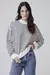 Blusa Malha Ml Gola Aalta Listrada-1574-Off/Marinho- Canal - comprar online