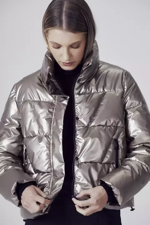 Jaqueta Puffer Gola Alta -1086- Rato - Canal