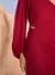 Vestido Linho Vermelho Tibetano - Isy na internet