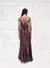 Vestido Renda Marrom Hollow - Open - comprar online