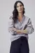 Blusa Malha ML Gola V Moletom Liso - Canal