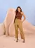 Calça Linho Marrom Foxtrot - Isy