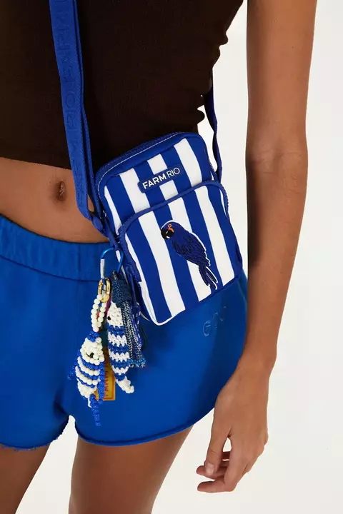 Bolsa Farm Da Gema Arara Listrada - Farm