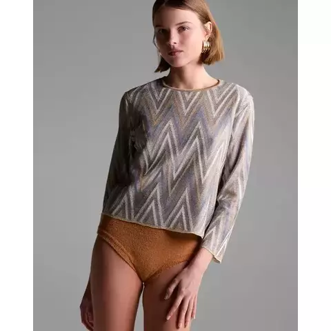 Blusa Jacquard Export Az 4328 Ray - Maria pavan