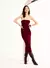 Vestido Canelado Bordo Intensity - Open
